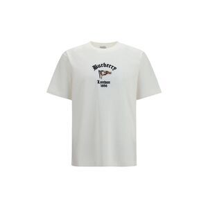 Burberry Men Check Cotton T-Shirt